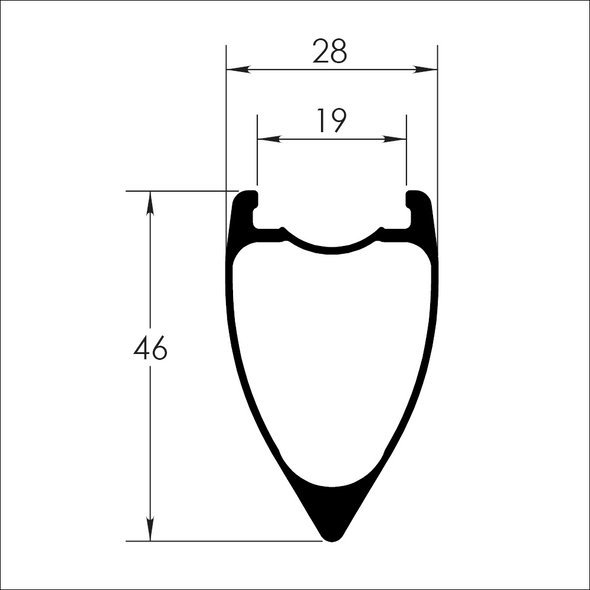 Reynolds Aero 46 DB Rim Dimensions