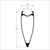 Reynolds Aero 80 RB Rim Dimensions